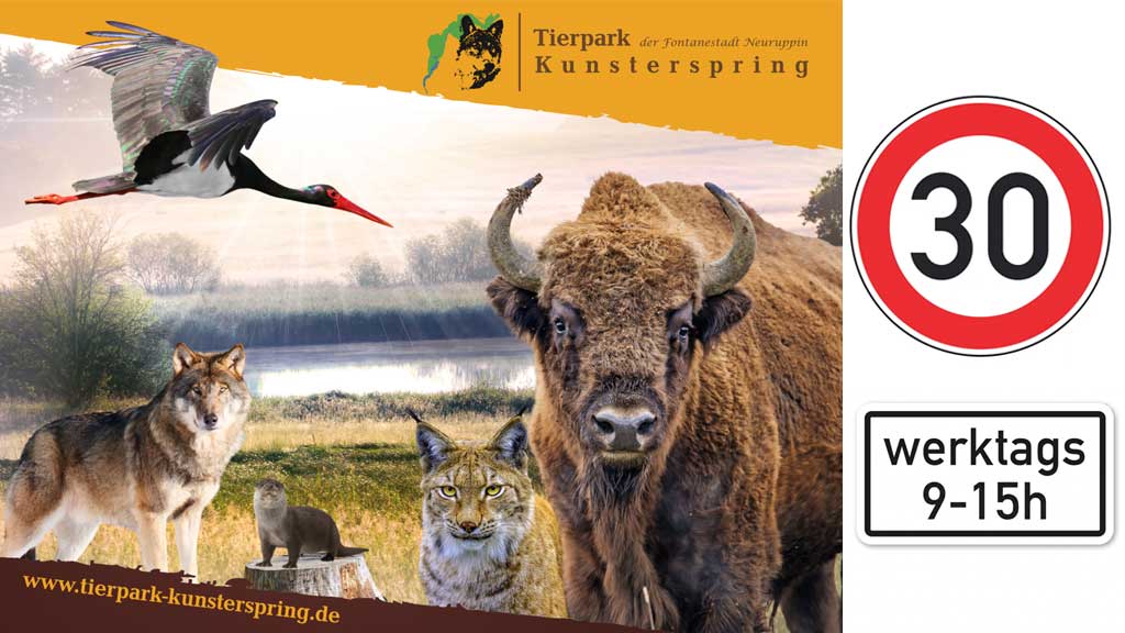 Tempo 30 auf L16 am Tierpark Kunsterspring!